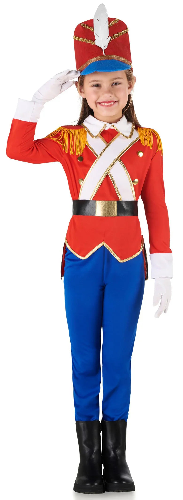 Disfraz de Soldadito de Plomo Rojo para Niña Soldadito de Plomo Kimokawaii